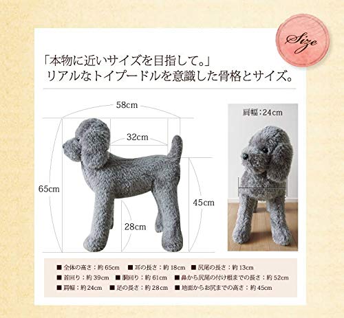 Amazon.co.jp: ニニアンドキノ スタンダードプードル シルバー グレー